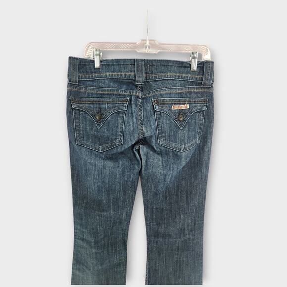 Hudson Jeans Women's Tag 29" Act 30" Bootcut Dark Wash Flap Pockets Mid-Rise - Picture 5 of 7